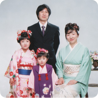 七五三 ご家族